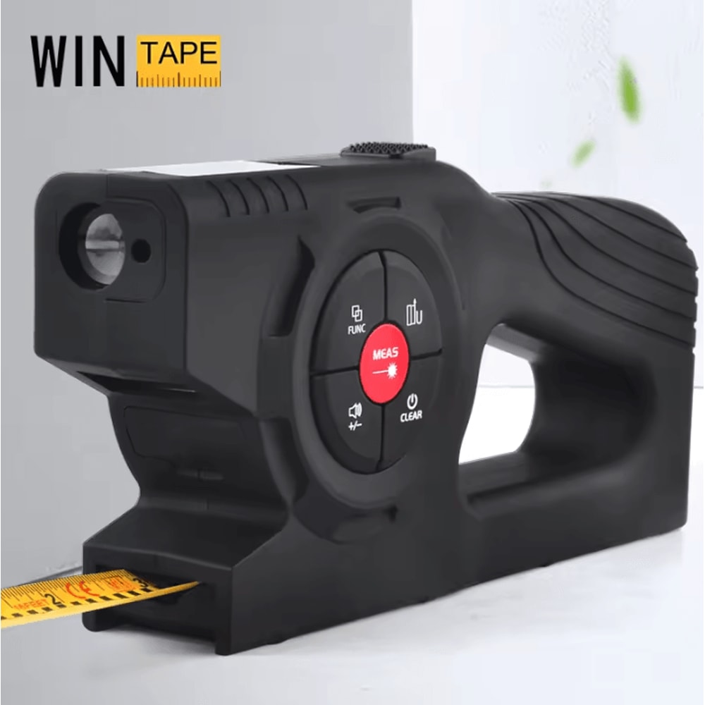 50 Meter Wintape ThreeinOne Digital Laser Distance Meter With Digital Display 0