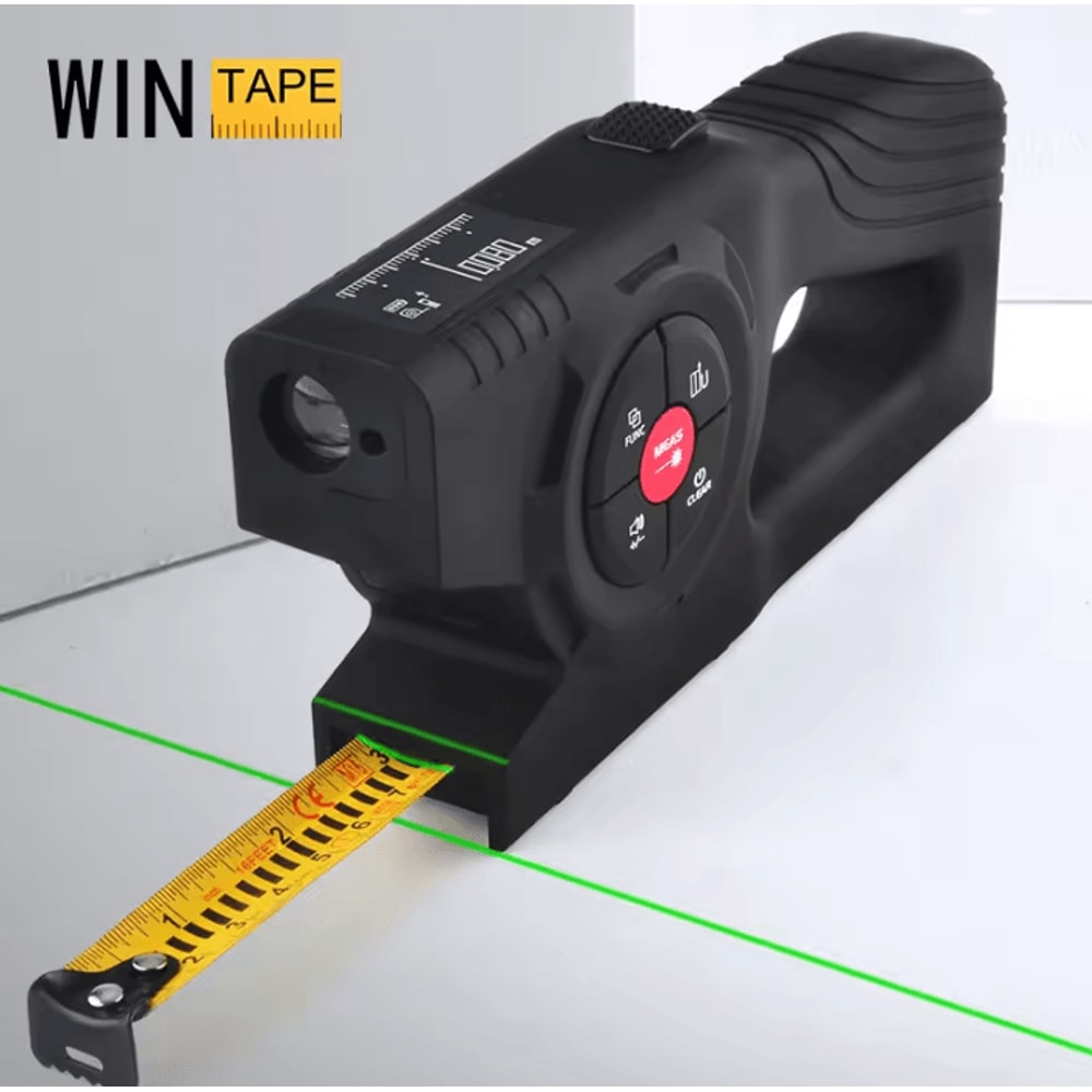 50 Meter Wintape ThreeinOne Digital Laser Distance Meter With Digital Display 1