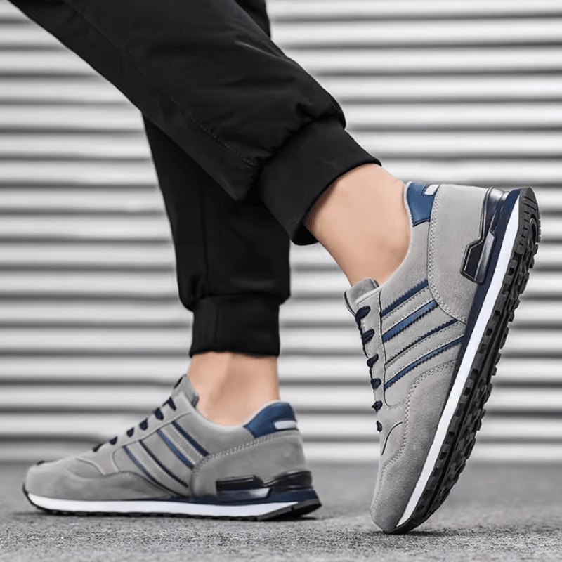 Artificial Leather Men Casual Shoes Breathable Lightweight Spring Sneakers 1