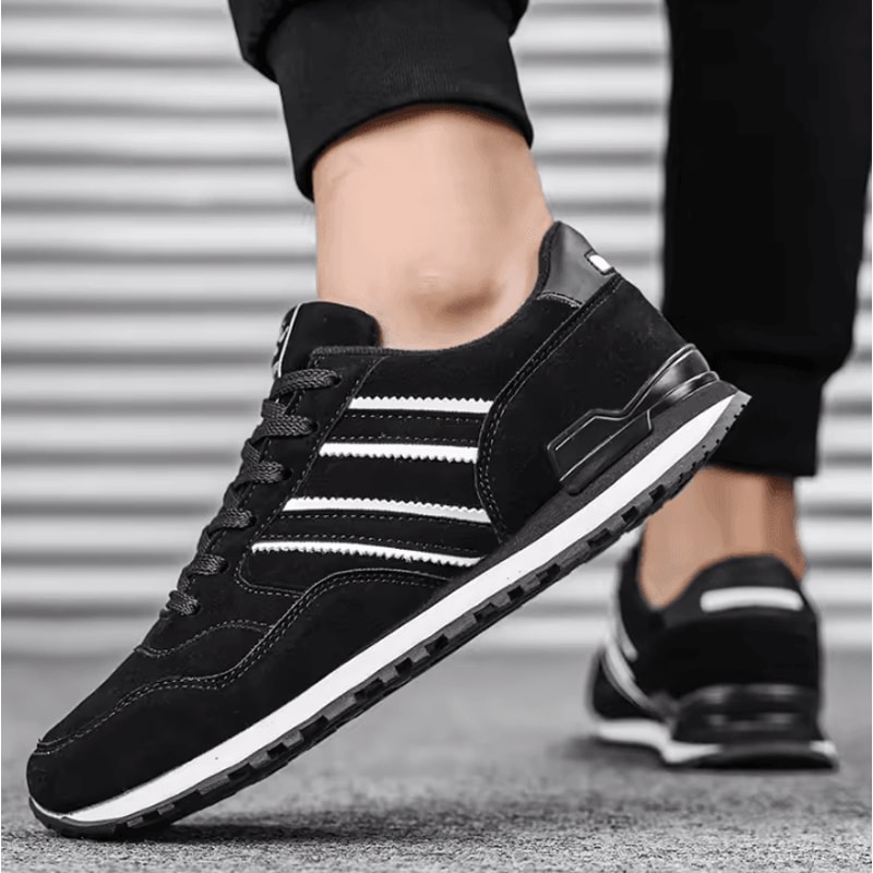 Artificial Leather Men Casual Shoes Breathable Lightweight Spring Sneakers 3