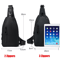 Men Chest Bag Outdoor Casual Crossbody Bag With USB Charging Port 5