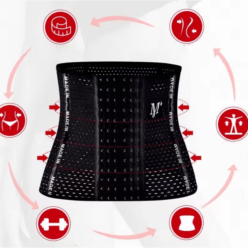 Womens Waist Trainer Slimming Belt Body Shaper Corset For Tummy Control 4
