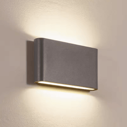 nordic wall light – modern aluminum indoor up down lamp for home