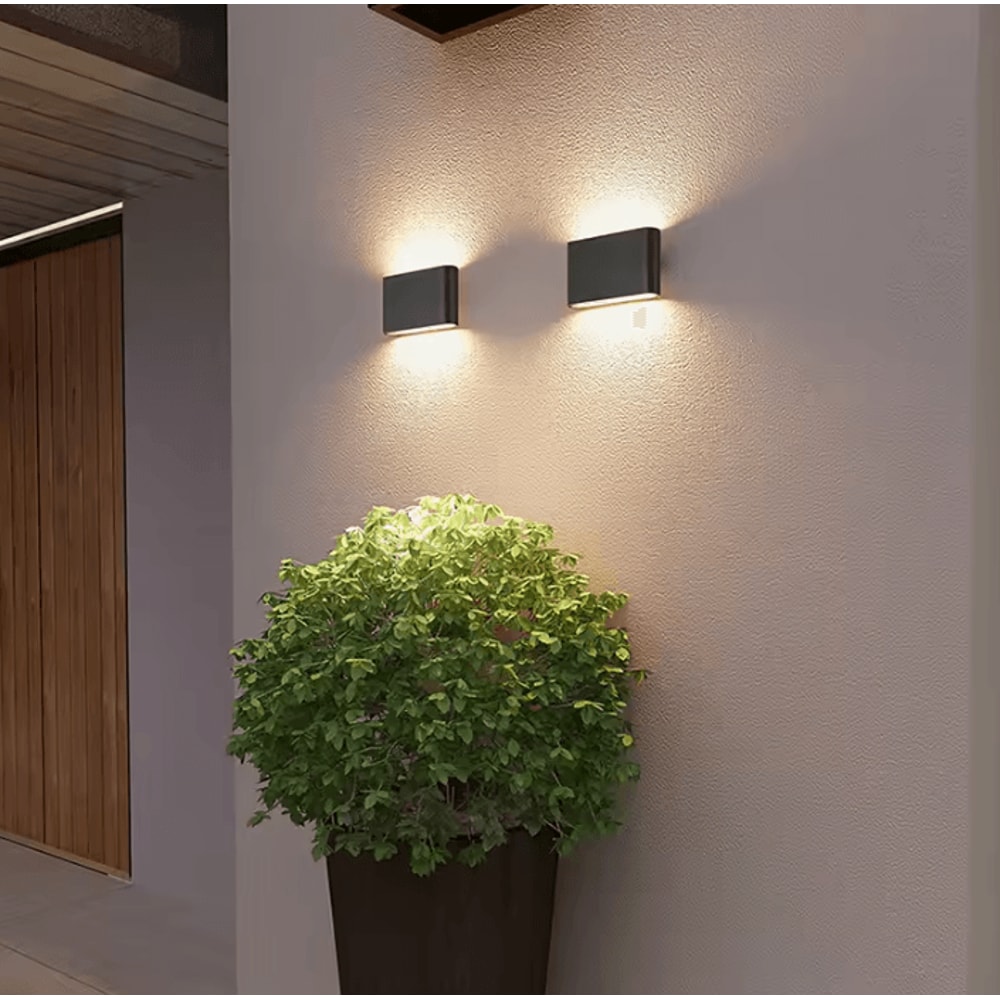 Nordic Wall Light Modern Aluminum Indoor Up Down Lamp For Home 1