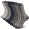 5 Pairs Mens Merino Wool Socks Super Thick Thermal Hiking Socks For Cold Weather US Size 65115 5