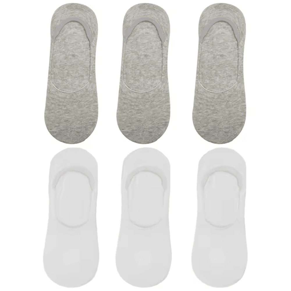 6 Pairs Mens Bamboo Breathable Invisible Socks Low Cut Casual No Show Socks 10