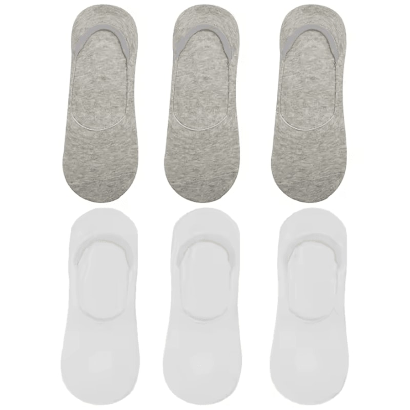 6 Pairs Mens Bamboo Breathable Invisible Socks Low Cut Casual No Show Socks 10