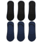 6 Pairs Mens Bamboo Breathable Invisible Socks Low Cut Casual No Show Socks 16