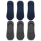 6 Pairs Mens Bamboo Breathable Invisible Socks Low Cut Casual No Show Socks 17