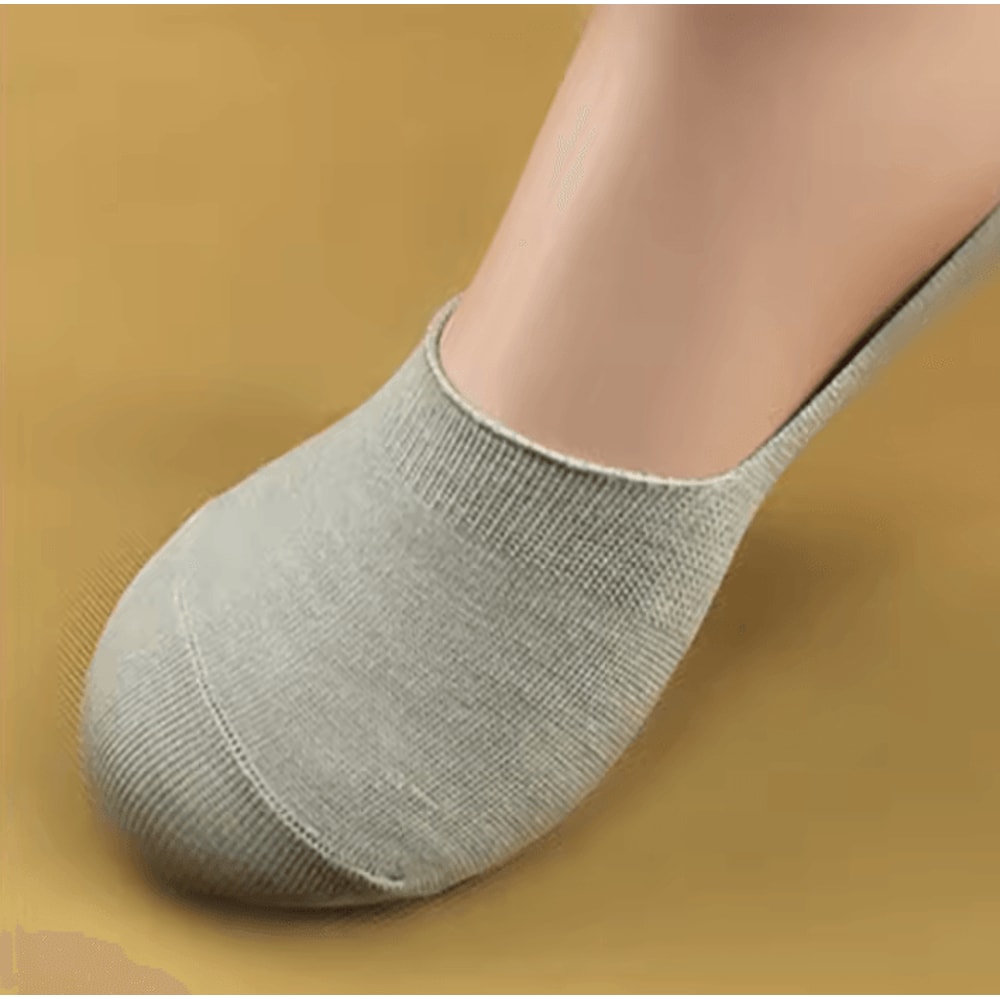6 Pairs Mens Bamboo Breathable Invisible Socks Low Cut Casual No Show Socks 3