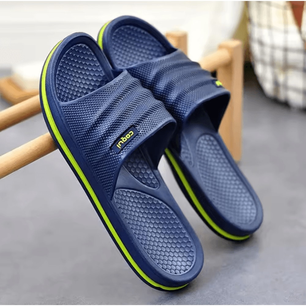 Mens EVA NonSlip Bathroom Slippers Soft Comfortable Home Summer Footwear 0
