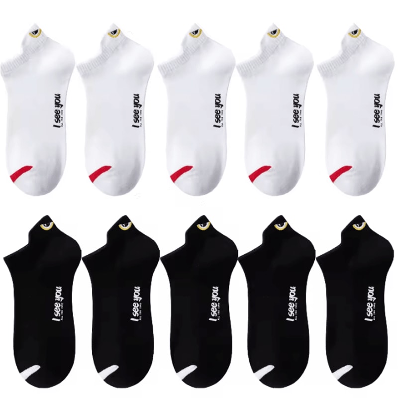 510 Pairs Mens Breathable Ankle Socks LowCut Casual Athletic Boat Socks US Sizes 612 27