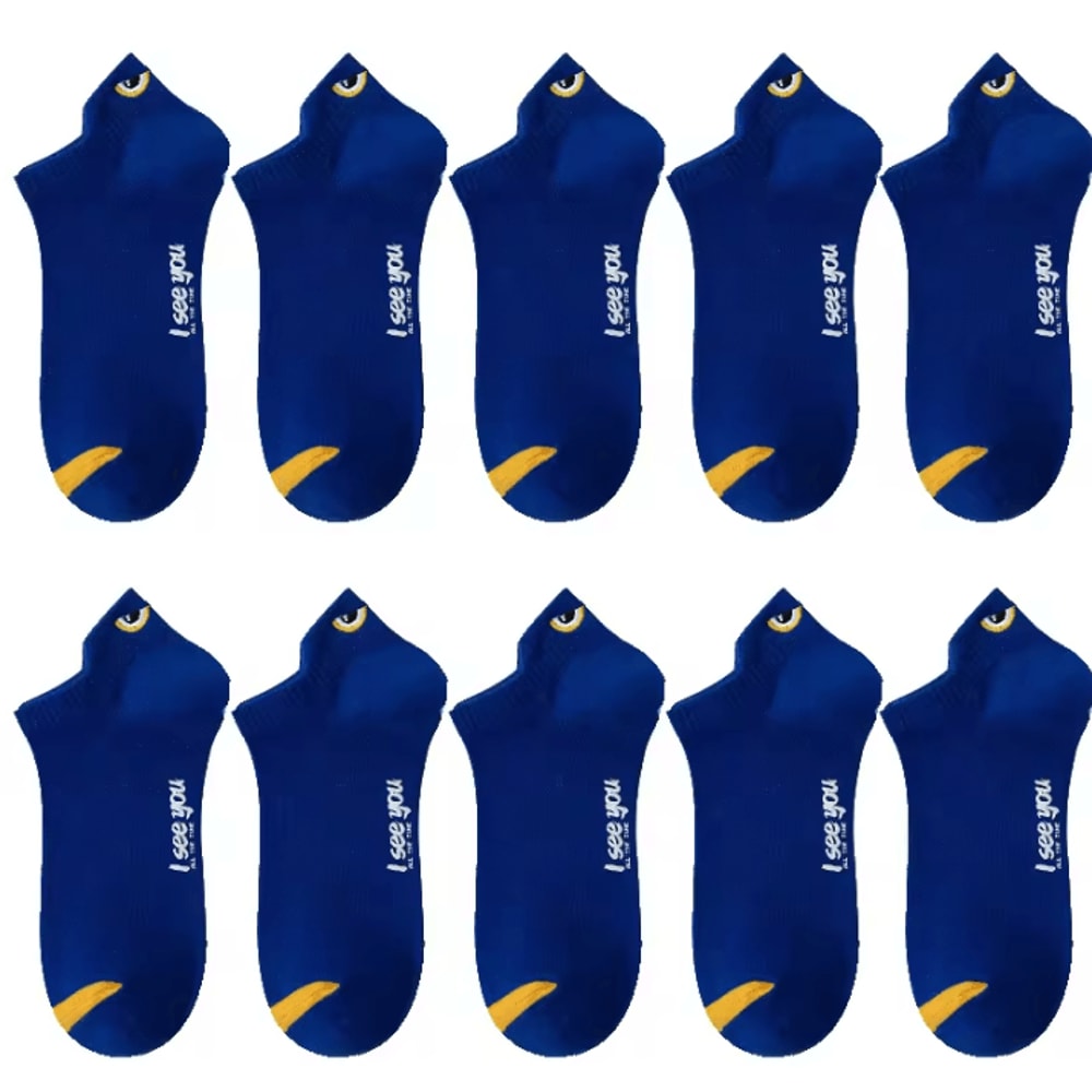 510 Pairs Mens Breathable Ankle Socks LowCut Casual Athletic Boat Socks US Sizes 612 18