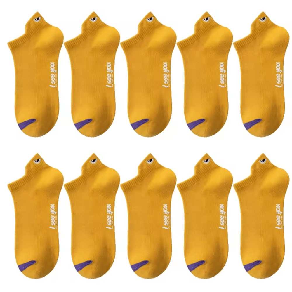 510 Pairs Mens Breathable Ankle Socks LowCut Casual Athletic Boat Socks US Sizes 612 20