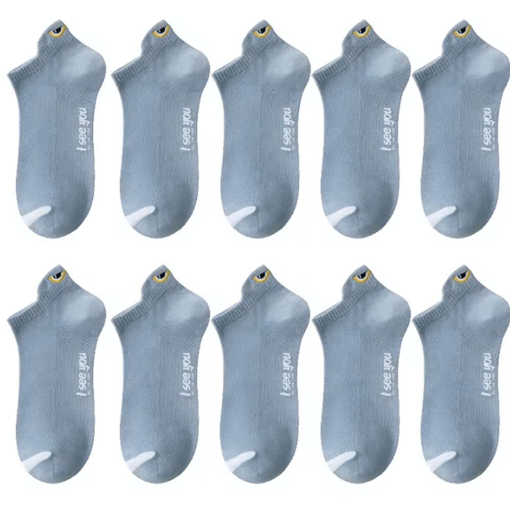 510 Pairs Mens Breathable Ankle Socks LowCut Casual Athletic Boat Socks US Sizes 612 22