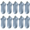 510 Pairs Mens Breathable Ankle Socks LowCut Casual Athletic Boat Socks US Sizes 612 22
