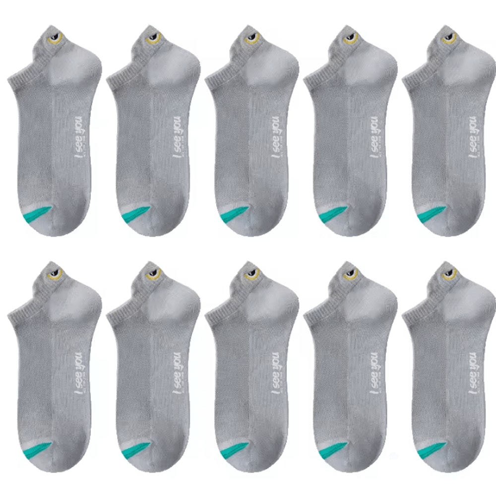 510 Pairs Mens Breathable Ankle Socks LowCut Casual Athletic Boat Socks US Sizes 612 24