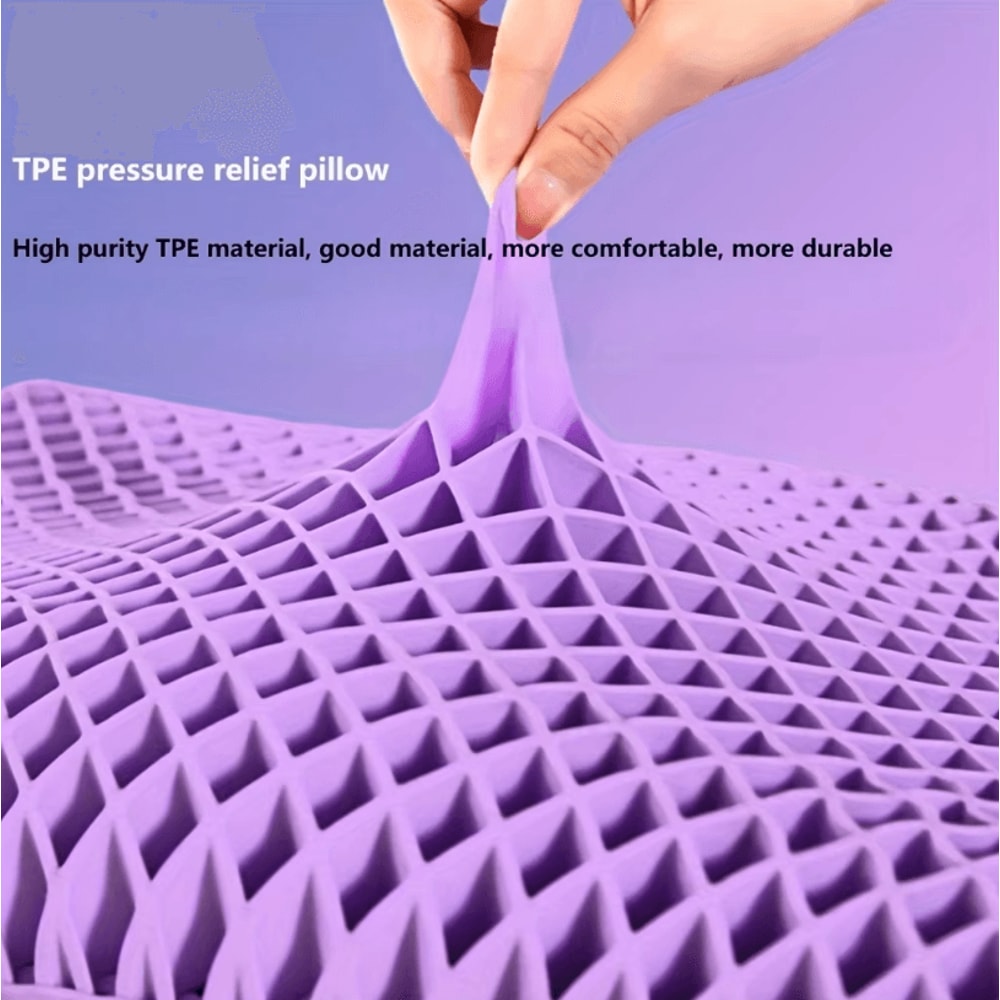 Pectin Breathable Air Layer TPE Pillow Washable Zero Pressure Cervical Neck Pillow For Adults 2047 2