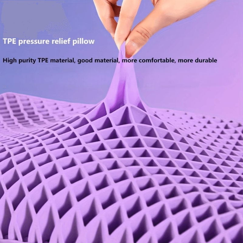 Pectin Breathable Air Layer TPE Pillow Washable Zero Pressure Cervical Neck Pillow For Adults 2047 2