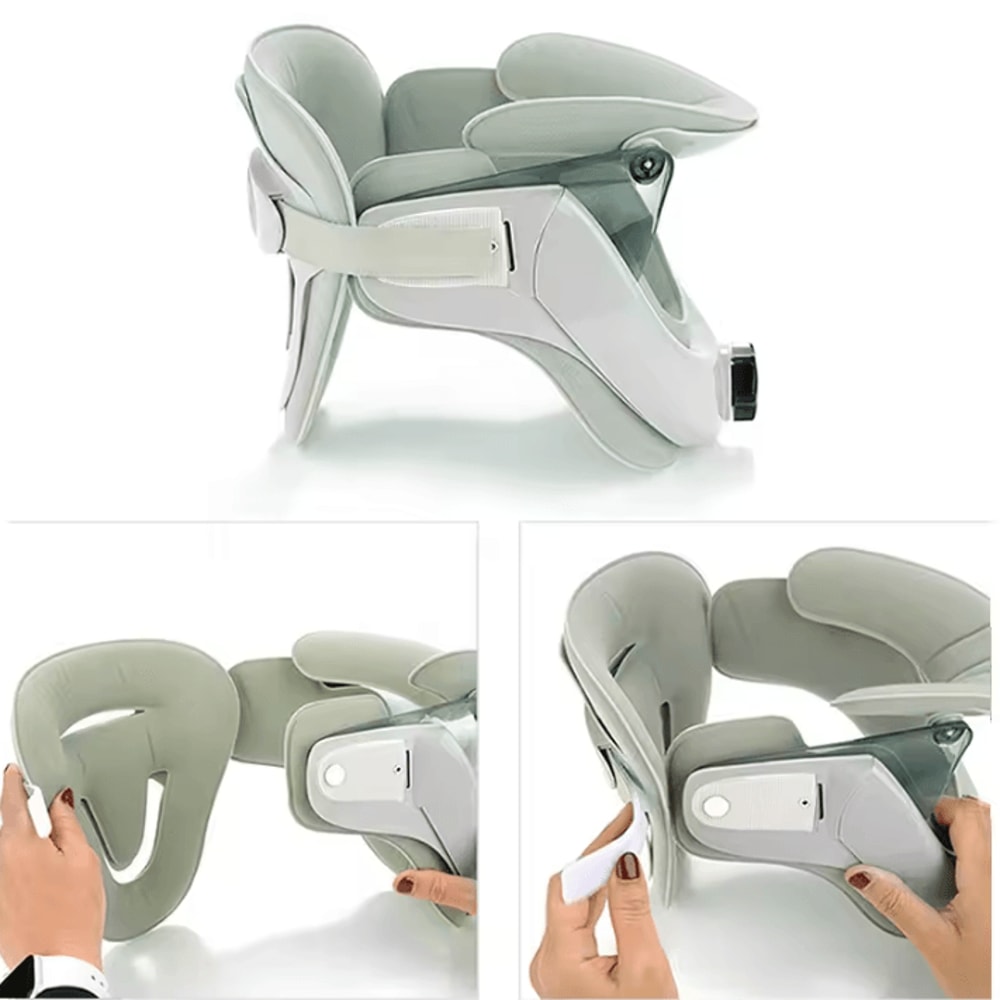 Adjustable Neck Stretcher Collar Air Sac Cervical Traction Device For Spine Alignment 3