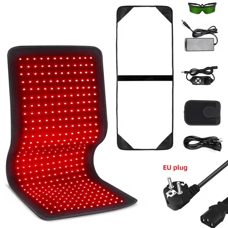 Red And Infrared Therapy Belt Wearable LED Heating Wrap For Muscles Joints And Recovery 8