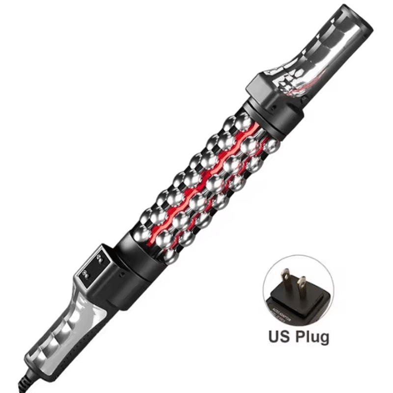 Heated Roll Massager Device 360 Degree Rotating Red Light Massage Roller For FullBody Comfort 6