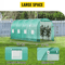 Walkin Greenhouse Kit Galvanized Frame With Waterproof Cover For YearRound Growing 2