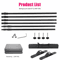 Double Crossbar Photography Backdrop Stand Adjustable Background Support System For Studio Video A 11