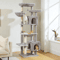 Tall Cat Tree Large MultiLevel Plush Cat Tower With Scratching Posts And Perches 3