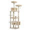 Tall Cat Tree Large MultiLevel Plush Cat Tower With Scratching Posts And Perches 6