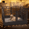 Heavy Duty Dog Playpen Large Pet Exercise Enclosure With Waterproof Mat For Indoor And Outdoor 3