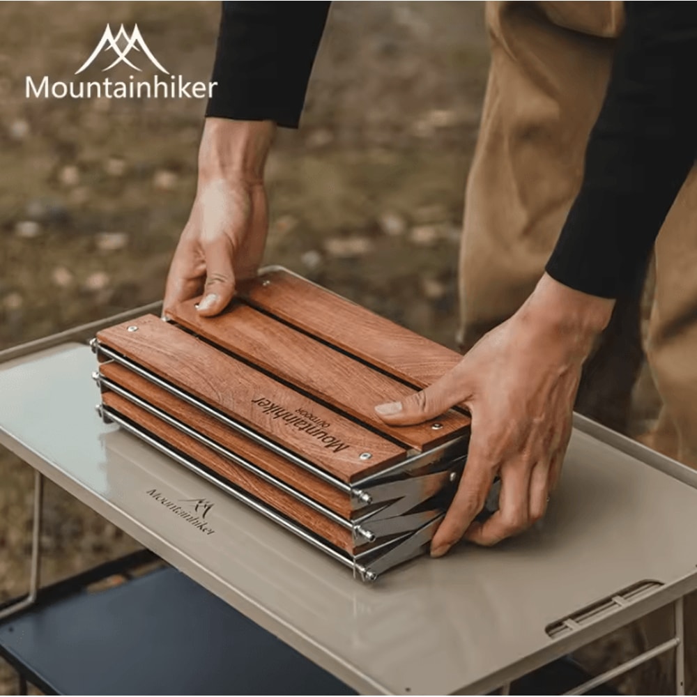 Portable Camping Rack Foldable ThreeTier Outdoor Stand For Camping Picnic And Barbecue 1