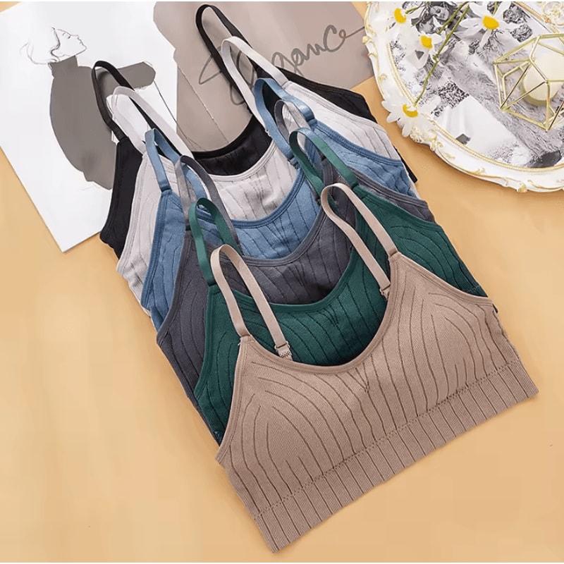 Sexy Wireless Bralette Bra One Size 4060kg Seamless Padded Womens Comfort Top For Sleep Sport And 0