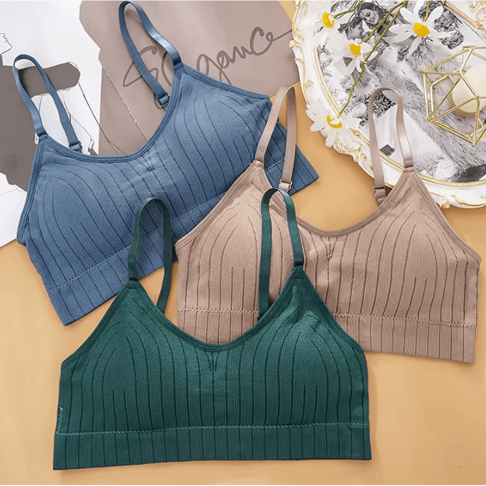 Sexy Wireless Bralette Bra One Size 4060kg Seamless Padded Womens Comfort Top For Sleep Sport And 1