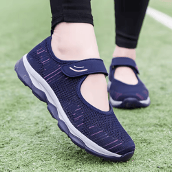 summer fashion women flat platform shoes – breathable mesh casual sneakers and boat style footwear