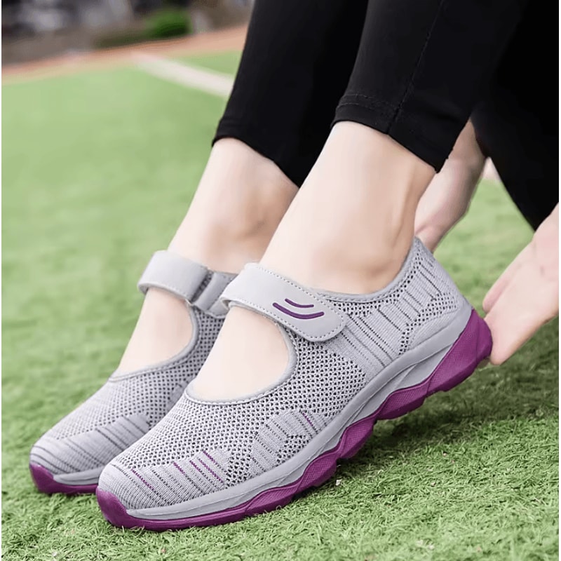 Summer Fashion Women Flat Platform Shoes Breathable Mesh Casual Sneakers And Boat Style Footwear 1