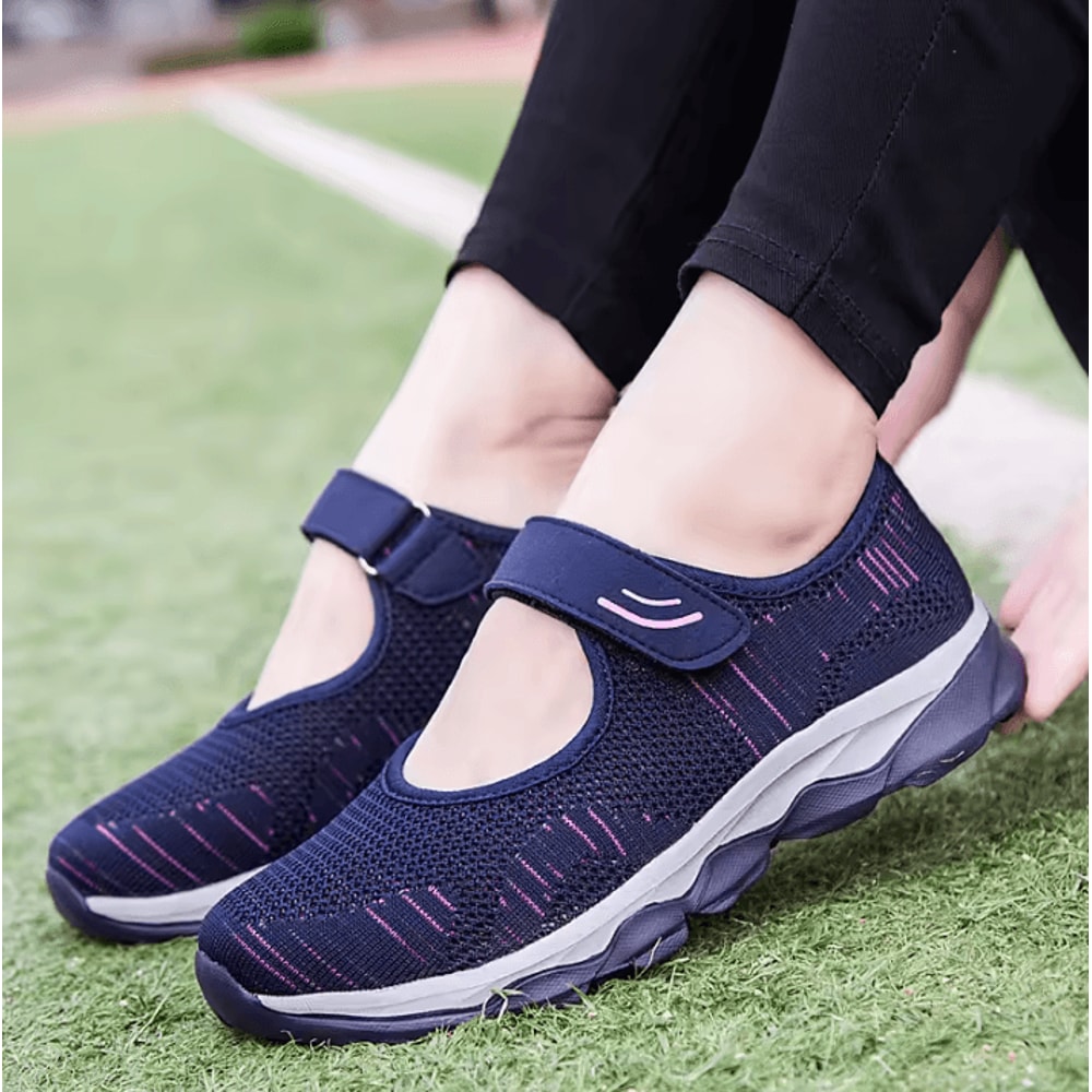 Summer Fashion Women Flat Platform Shoes Breathable Mesh Casual Sneakers And Boat Style Footwear 3