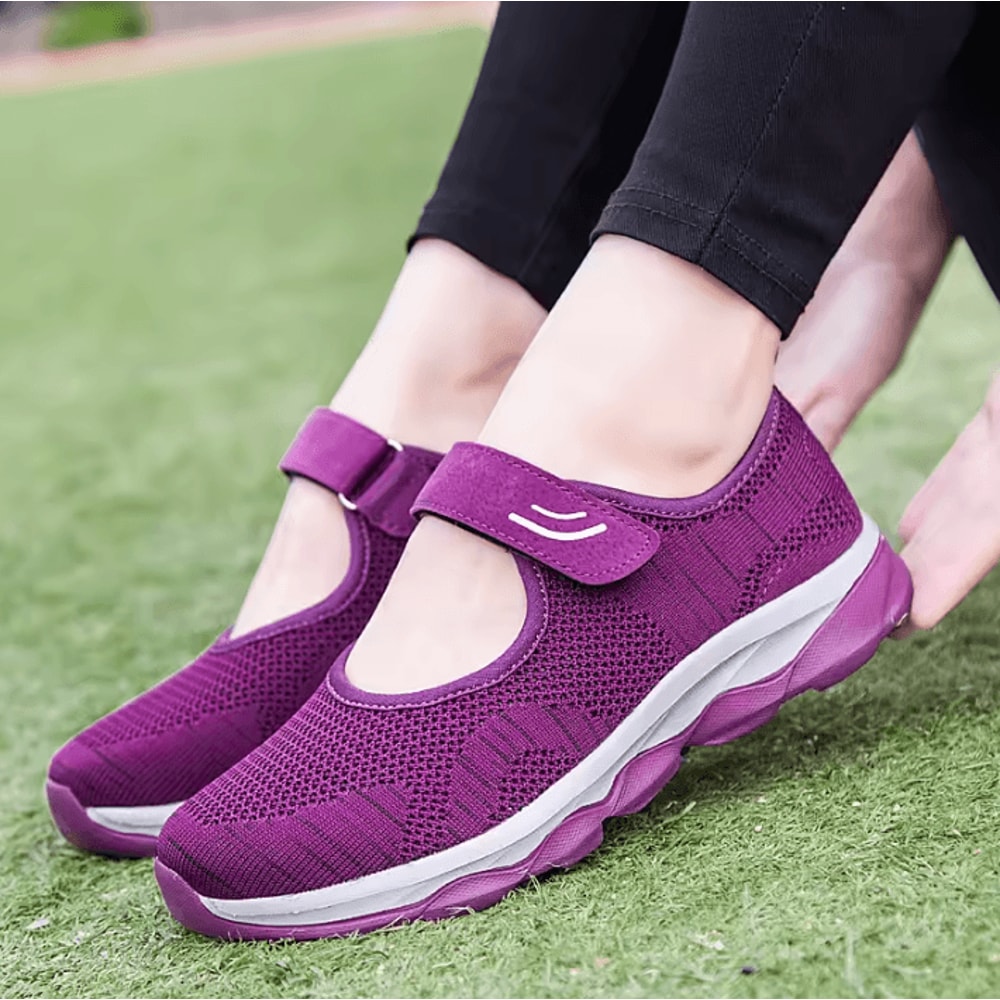 Summer Fashion Women Flat Platform Shoes Breathable Mesh Casual Sneakers And Boat Style Footwear 4