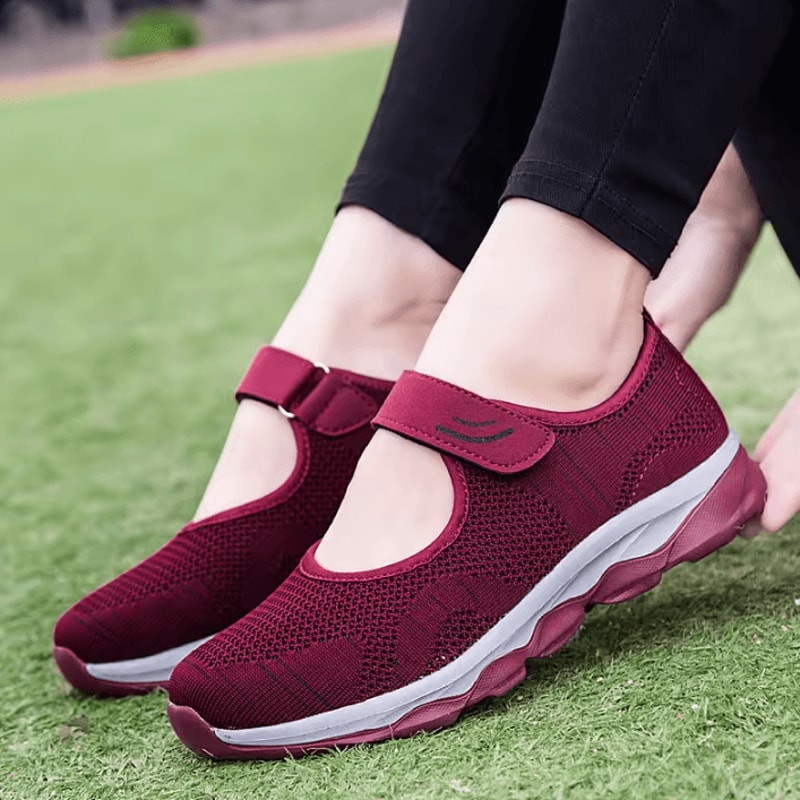 Summer Fashion Women Flat Platform Shoes Breathable Mesh Casual Sneakers And Boat Style Footwear 6