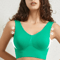 Womens Sports Bra Seamless PushUp Crop Top Breathable Activewear Bra S5XL 1
