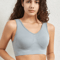 Womens Sports Bra Seamless PushUp Crop Top Breathable Activewear Bra S5XL 2