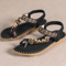 Bohemian Sandals For Women Summer 2025 Low Heel Beach Flip Flops Casual Shoes 8