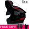DOT Approved Modular Motorcycle Helmet Flip Up Dual Lens Racing Helmet With Inner Visor 1