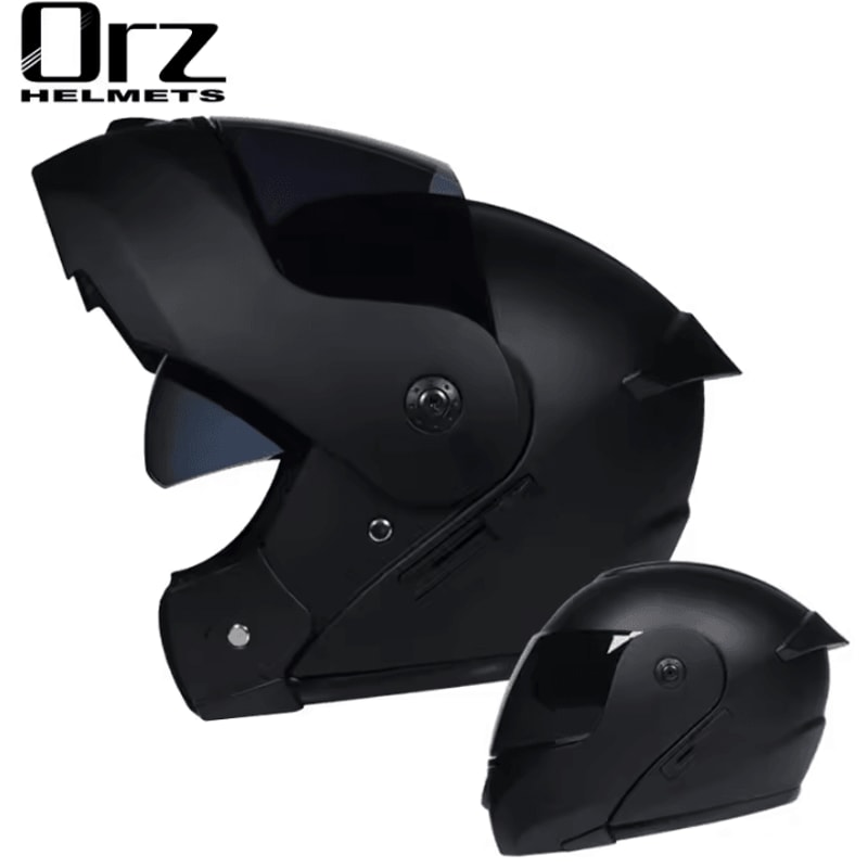 DOT Approved Modular Motorcycle Helmet Flip Up Dual Lens Racing Helmet With Inner Visor 8