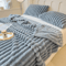 Multifunctional Thickened Blanket Solid Color Wide Striped Blanket For Bed Nap And Pets 13