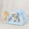 Pet Tent Bed Cozy Cat House With Cushioned Furniture For Indoor Pets 11