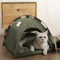 Pet Tent Bed Cozy Cat House With Cushioned Furniture For Indoor Pets 7