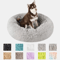 Large Dog Donut Bed Plush Round Basket Bed For Dogs And Small Pets 0