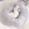 Large Dog Donut Bed Plush Round Basket Bed For Dogs And Small Pets 2
