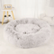 Large Dog Donut Bed Plush Round Basket Bed For Dogs And Small Pets 6